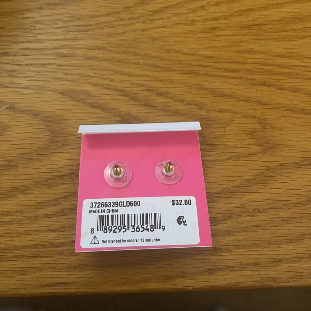 Betsey Johnson Heart Earrings